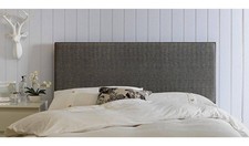 Penrose Kingsize Headboard Grey Elegant Comfortable Bed Accent for Bedrooms