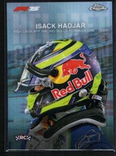 2025 TOPPS CHROME FORMULA 1 - HELMET COLLECTION - ISACK HADJAR (RC) #HC-5
