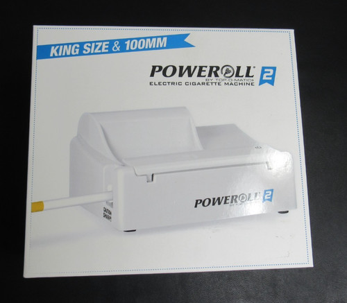 POWEROLL 2 Top-O-Matic Electric Cigarette Rolling Machine – King Size & 100mm