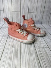 Girls Converse Chuck Taylor All Star 1V Hi Shimmer Infant/Toddler Shoes-Size 6
