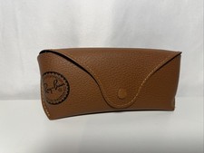 Authentic Ray-Ban Brown Sunglasses Eyeglasses Case Only Original Snap Case