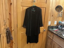 Women  s Formal Black Jacket Dress R M Richard  s 14w NWT