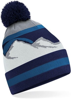 Mountain Peaks Pom Pom Beanie | Beechfield | B395R
