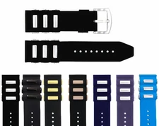 22MM - 24MM - 26MM SILICONE RUBBER DIVER WATCH BAND STRAP FOR INVICTA WATCH