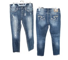 Women  s silver jeans Co. skinny jeans