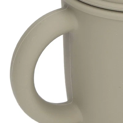 (Grün) Schnabeltasse Aus Silikon Auslaufsicherer Becher Mit Ausgussdeckel - Bild 1 von 4