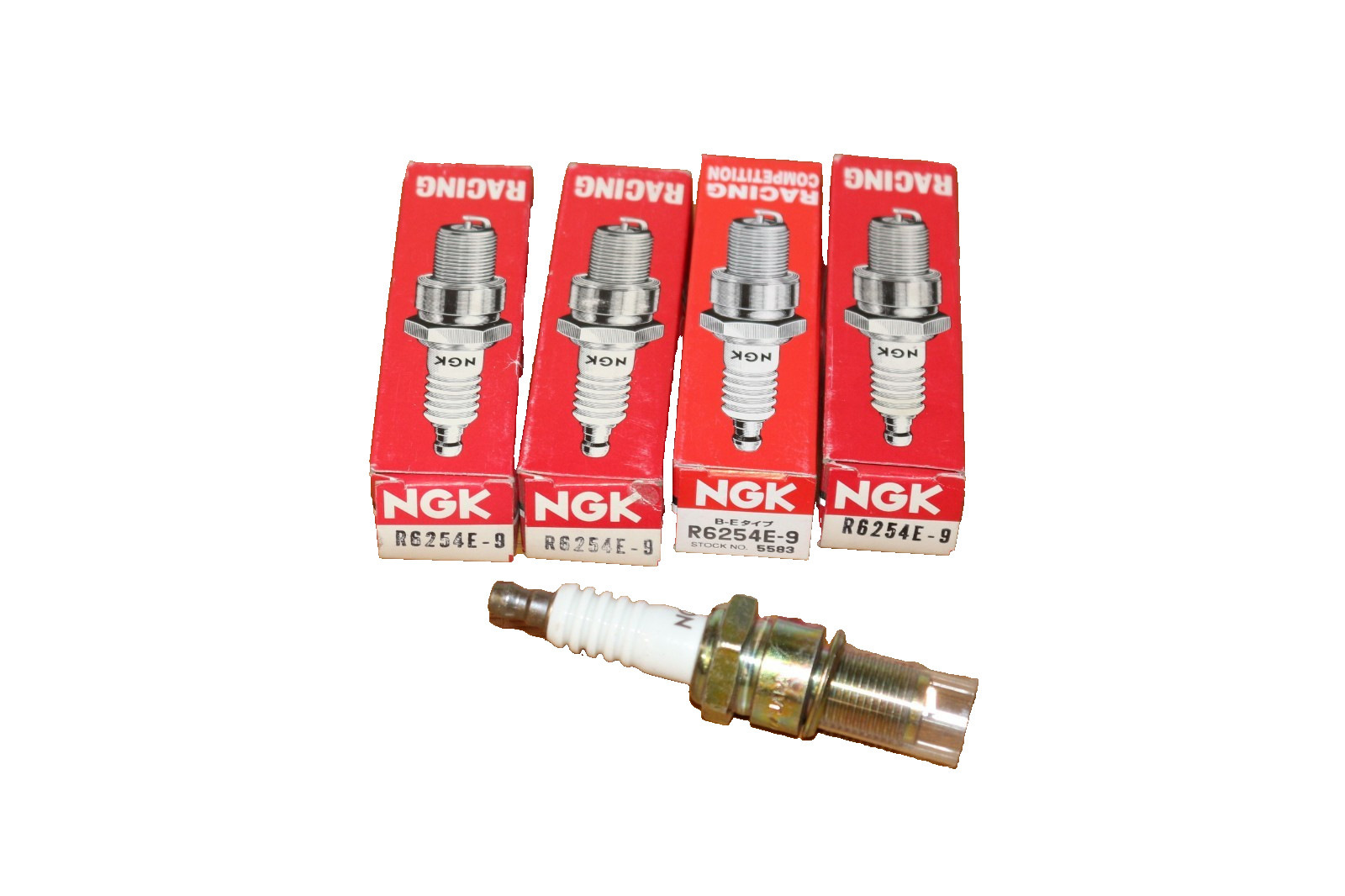 NEW NGK R6254E-9 Spark Plugs 4 PACK