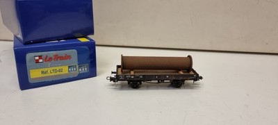 REE / Le Train Flachwagen patiniert mit Ladung Ref: LTD-02