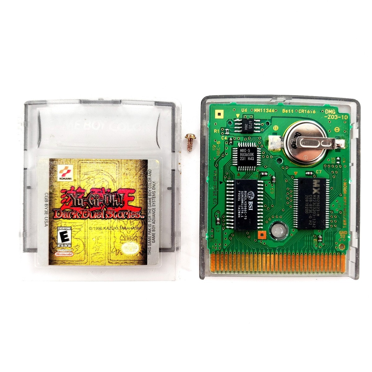 Yu-Gi-Oh Dark Duel Stories Nintendo Game Boy Color Authentic Saves