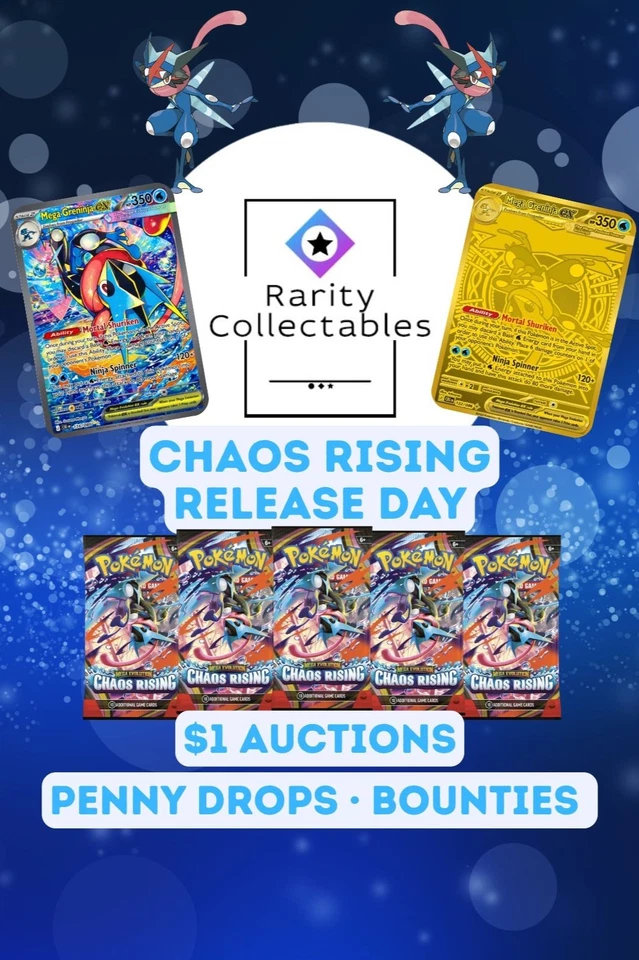 🌊$1 Auction Chaos Rising Release Day🌊