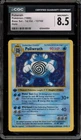 Pokemon Poliwrath Base Set Shadowless 1st Edition 13/102 Holo CGC 8.5