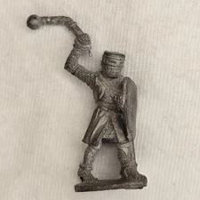 Ral Partha Pewter German Knight with Flail Armor Mini Figurine OOP AD&D 1979