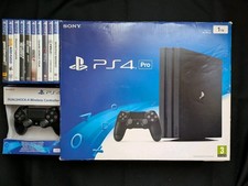 Sony PS4 PRO 1TB Console Bundle 2 Genuine Sony Controllers + 10 Games