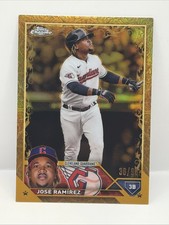 2023 Topps Gilded Collection Jose Ramirez Gold Refractor #36/99 Guardians SP