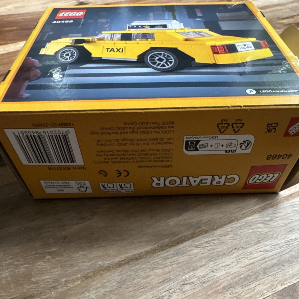 LEGO Creator 40468 Yellow Taxi, Foto 3 von 4