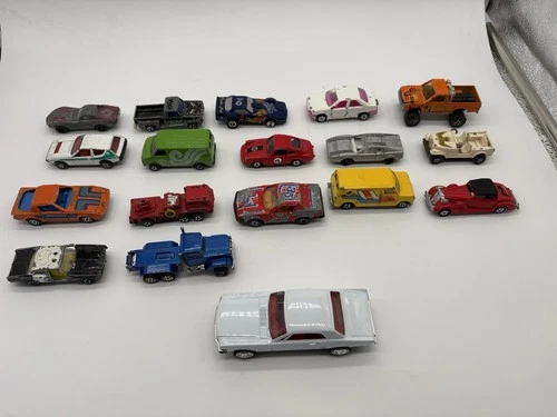 Small Vintage Metal Cars Trucks Mixed Lot Ertl Majorette Playart Tomica Tonka 18