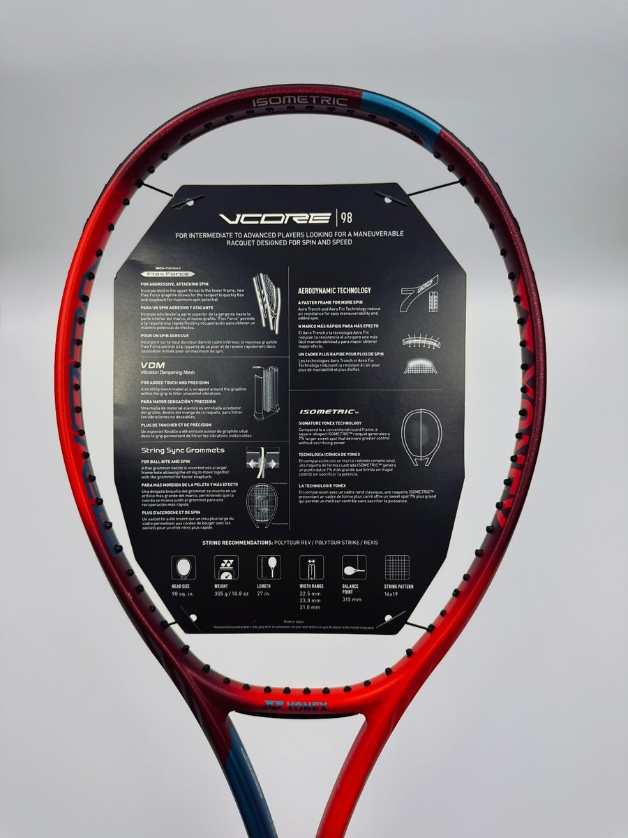 NEW Yonex Vcore 98 2021, 4 3/8 | eBay
