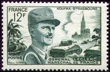 France 1953 General Leclerc Marechal 12f SG 1171a MNH mint *COMBINED POSTAGE*