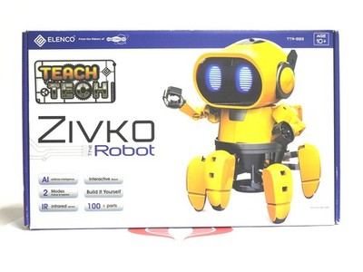  Elenco Teach Tech Zivko the Robot kit Interactive AI TTR-893 10+ NEW