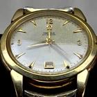 Omega 14K Gold Automatic Date 2627 Cal 353 Bumper 1951 Seamaster Era 35mm