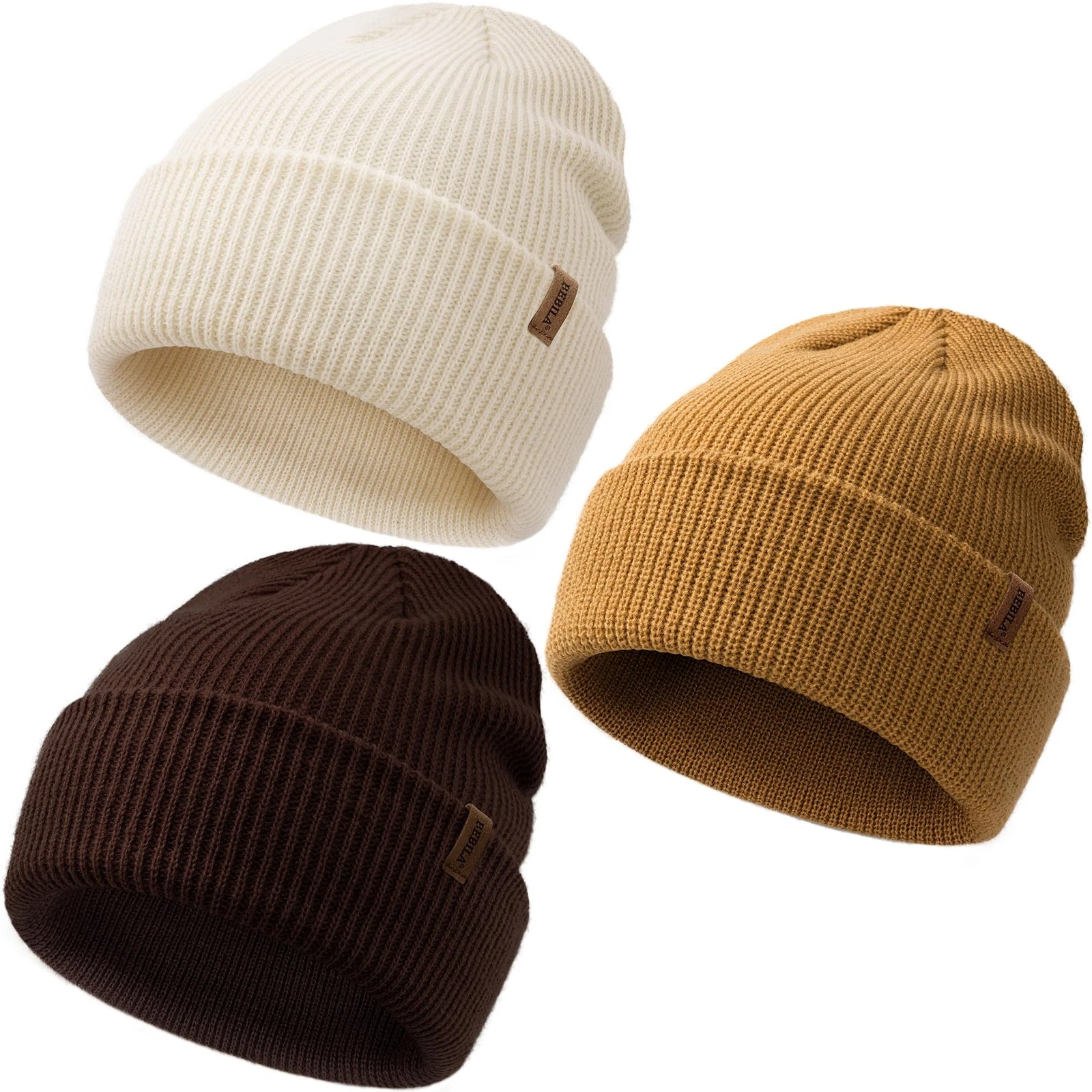 Baby Beanie Infant Winter Hats Knit Warm Caps for Boys Girls (, Age, 6 Months...