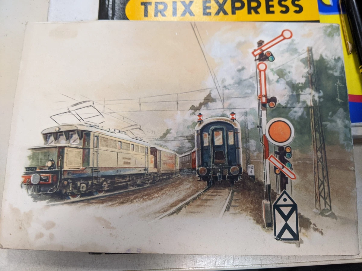 Märklin Signalbuch 446 von 1955 mit Gebrauchsspuren am Deckblatt und Rückseite..