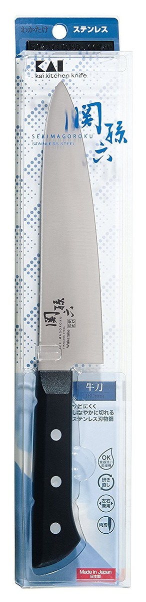 Japanese KAI Seki Magoroku Watakake Gyuto Knife 180mm AB-5422 Made