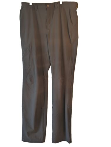 REI Co-op Pants Women's Size 14 Nylon Hiking Pants Black Regular Fit-Roll Up-EC
