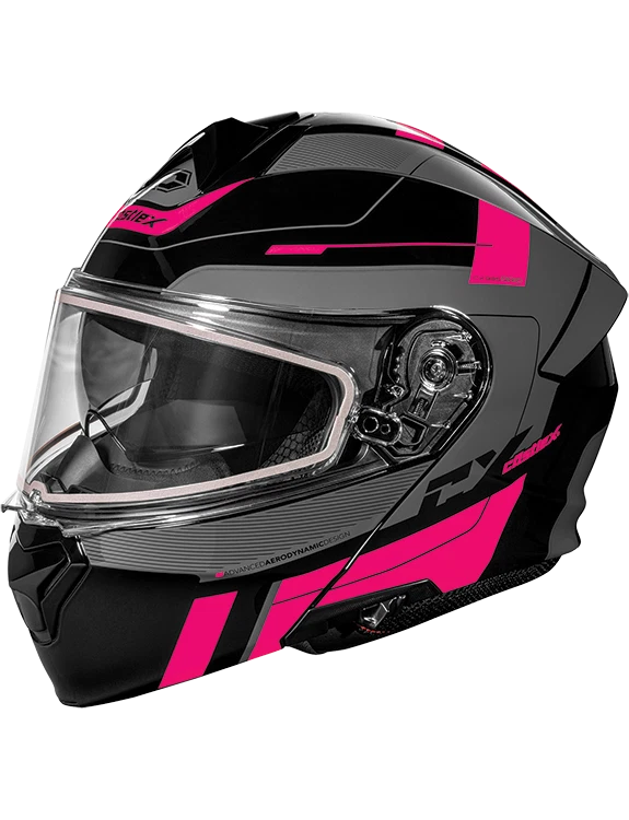 Casco de moto de nieve Castle X CX935 Raid rosa brillante brillante/carbón 2023 Foto 2 de 3