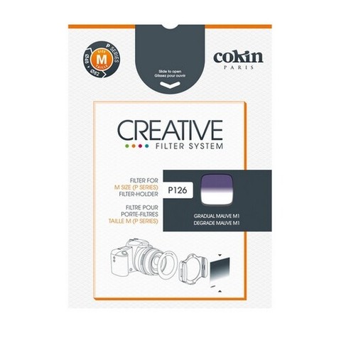 Genuine Cokin P126 Gradual Mauve M1 Filter (P series), 84x100mm, NEW - Picture 2 of 2