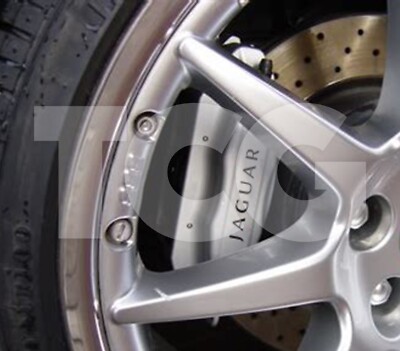 Set of 6 x Jaguar Brake Caliper Decal Sticker compatible with type R XKR