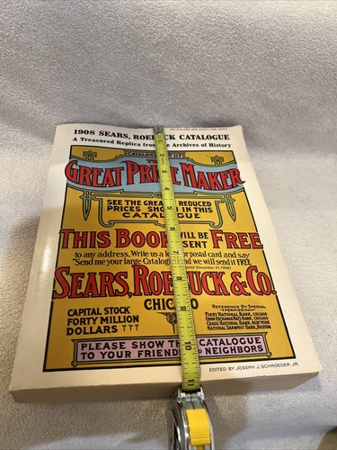 1908 Vtg Sears Roebuck Catalogue #117 Chicago EDITED BY JOSEPH J. SCHOEDER JR. - Picture 2 of 24