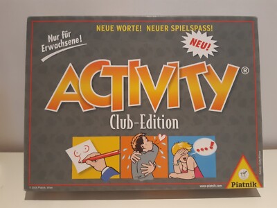 Activity Club-Edition Piatnik Spiel Brettspiel wie NEU