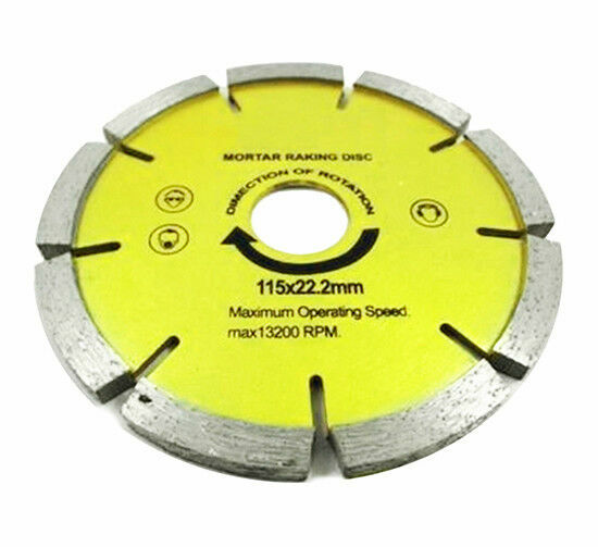 Diamond Disc Mortar Raker Pointing 115mm 4 1/2-Inch Grinder for sale ...