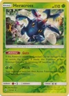 Pokemon Burning Shadows Heracross Rare Reverse Holo 11/147