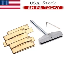 Guitar Bass Luthier Repair Tool Fretboard Fret Press Caul with 7.5-20" Insert US