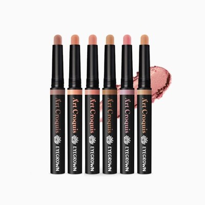 Makeheal Eyecrown Art Croquis Allway Stick Shadow 6 Colors #07 Po Brown