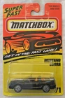 Matchbox / MUSTANG COBRA CONVERTIBLE /  Black /  Superfast/Vintage 1995/ New