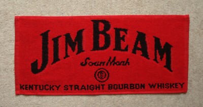 Jim Beam Bourbon Whiskey Bier Bar Handtuch Pub Hausbar Man Cave Neu unbenutzt