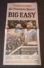 Philadelphia Eagles Super Bowl LIX Champion Inquirer Newspaper 2025 Big Easy