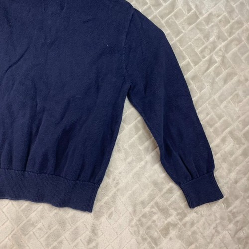 Childrens Place Boys XS 4 Sweater Navy Blue V Neck Preppy Holiday Winter - Picture 13 of 13