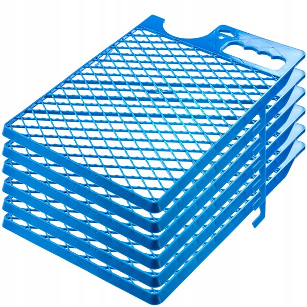 Kadax Abstreifgitter, Aus Kunststoff, FüR Farbe, 39 X 28 Cm, Blau, 6 StüCk-image