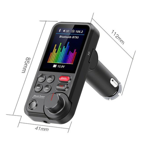 FM Transmitter Bluetooth5.0 KFZ Dual USB Auto Ladegerät für Handy Radio Adapter - Bild 9 von 17