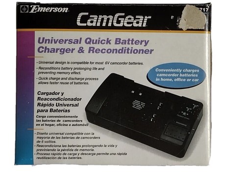 Emerson CamGear Universal Quick Battery Charger & Reconditioner Model CG 5717 - Picture 2 of 9