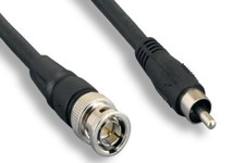 25ft Composite Video Cable, RG59U Coaxial BNC to RCA Video Cable 11X1-02125