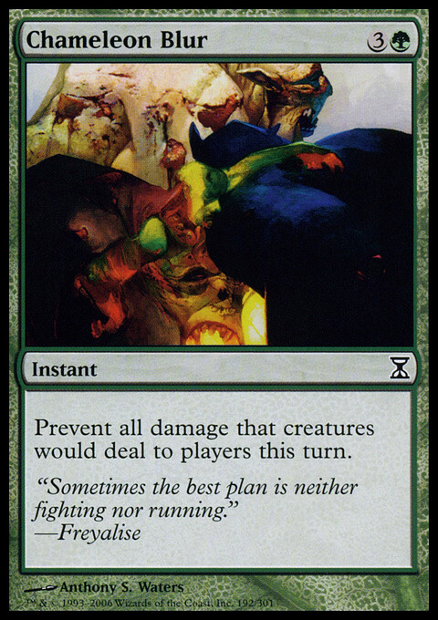 Magic the Gathering MTG Chameleon Blur (192) Time Spiral   LP