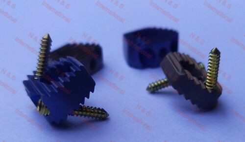 Cervical Cages for Spine (Disk Spacer), (Titanium Metal) 40 Cages with 80 Screws - Picture 1 of 6
