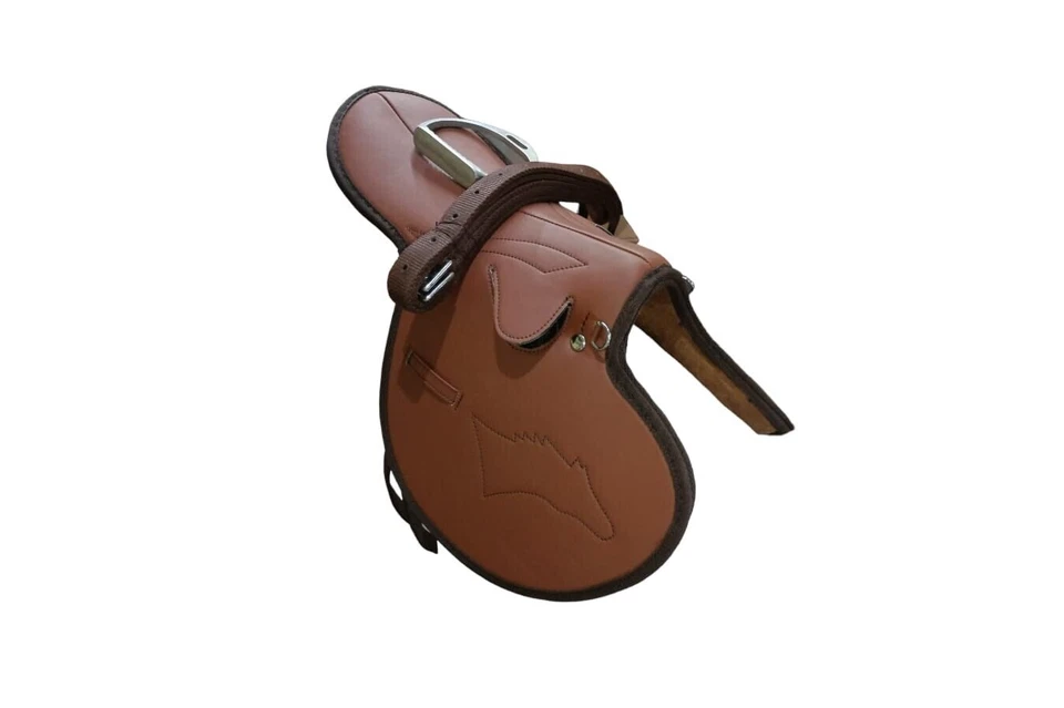 Nuevo sillín de ejercicio sintético marrón sillín de carreras ligero todos los tamaños Foto 2 de 4