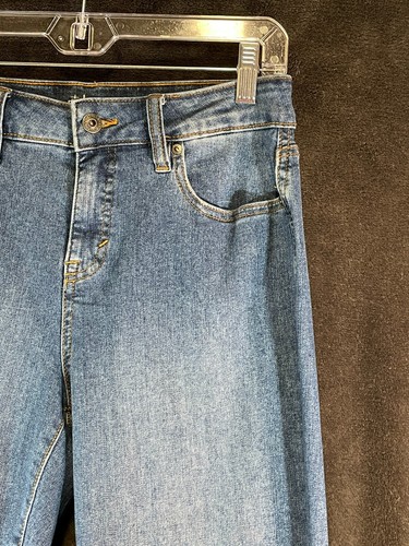 Style & Co Curvy Capri Casual Travel Denim Jeans Blue Size 8P Petites (28 x 23) - Picture 6 of 24