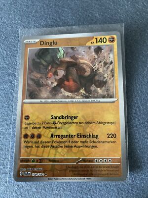 Dinglu 109/182 REVERSE HOLO Pokemon Paradox Rift Karte Deutsch